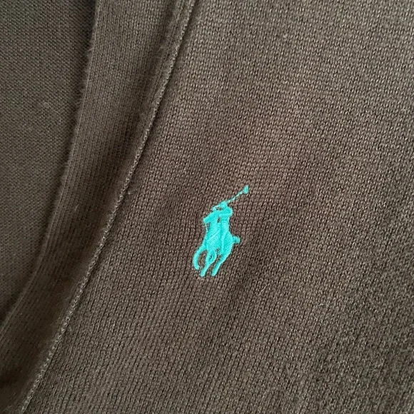 Ralph Lauren Brown Cardigan Sweater - Picture 3 of 6